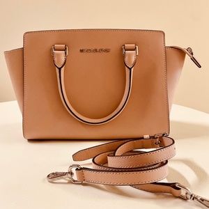 Michael Kors Camel Selma Satchel